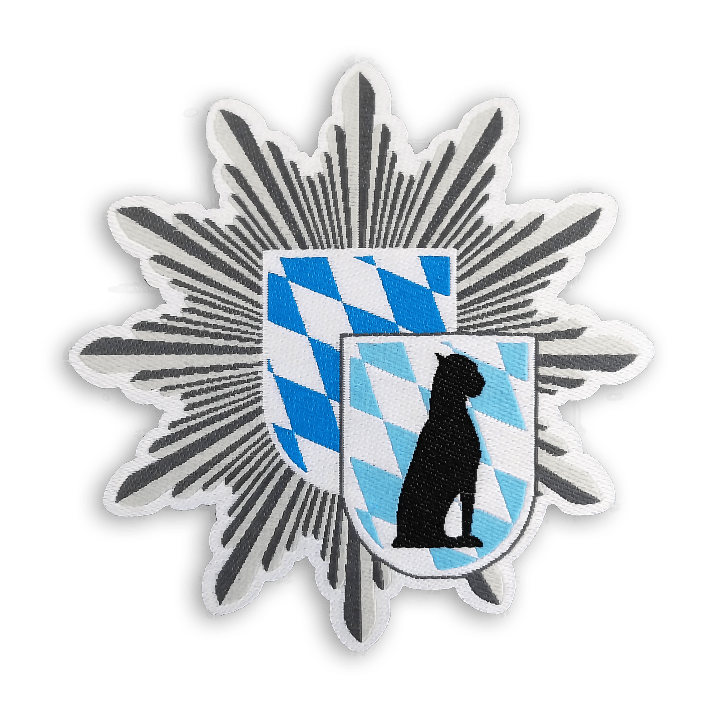 POLIZEISTERN BAYERN - Gewebt - POLIZEISHOP24