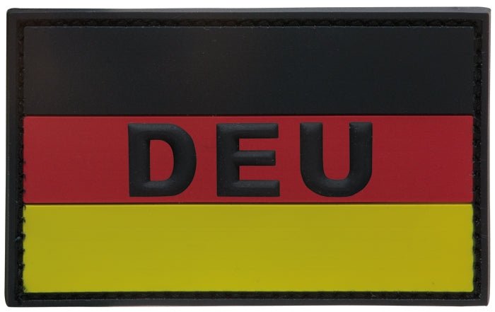 3D RUBBER PATCH DEUTSCHLANDFLAGGE "DEU" - POLIZEISHOP24